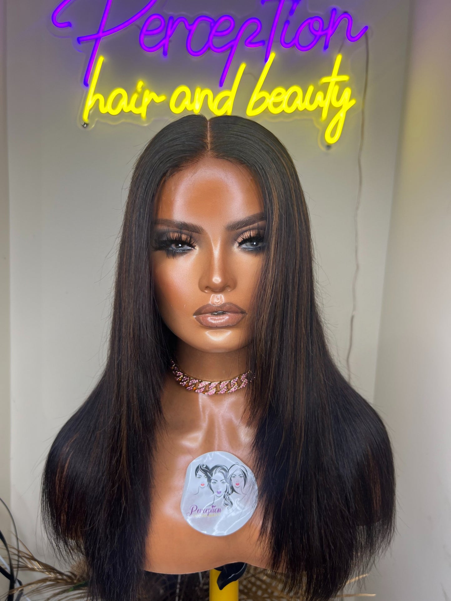 glueless wig, london wig shop, straight closure wig, glueless wig, 