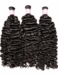 Raw Burmese Boho curly bulk hair
