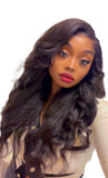 Kinky Straight Glueless HD Lace Wig – 5x5 Closure, 100% Human Hair, Pre-Plucked, 22 Inch